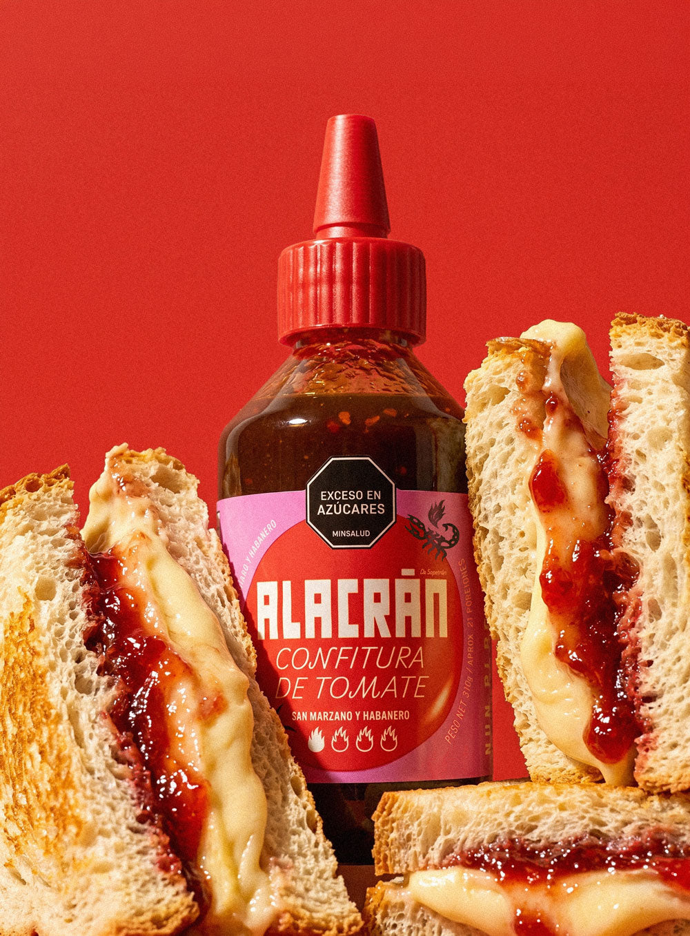 Confitura de tomate San Marzano y Habanero Alacrán