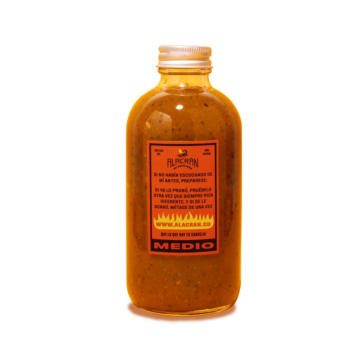 Alacrán medio - Salsa picante